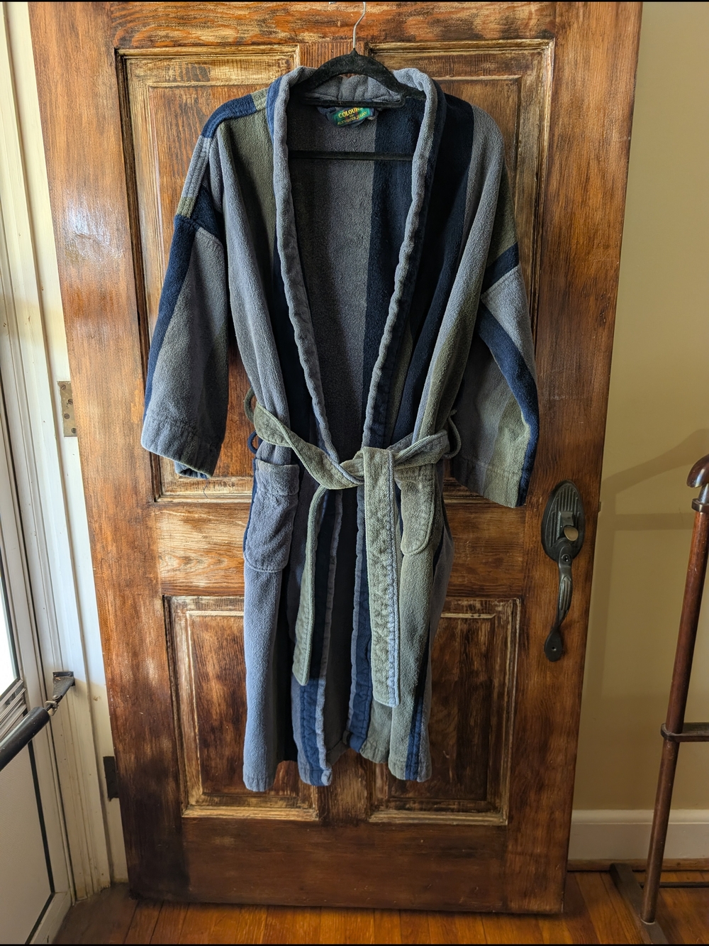 Vintage COLOURS Robe By Alexander Julian, Men’s One Size, OS 90’s